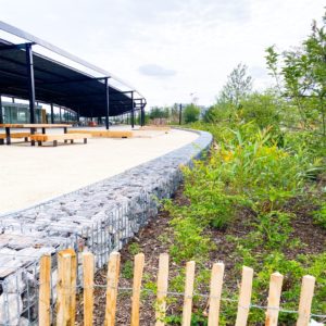 Réalisation de Gabion sur mesure en Acier et Pierre naturelle Paris